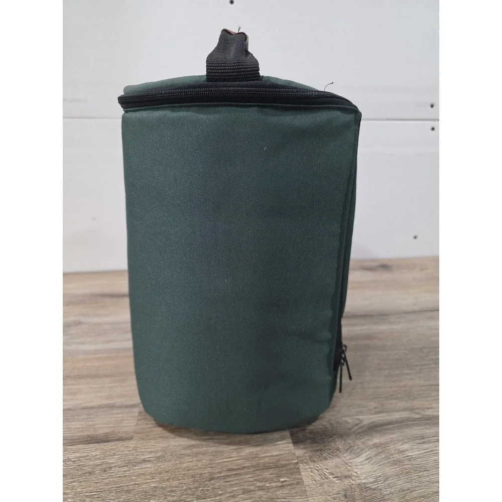 Vintage Coleman Lantern Green Soft Zipper Case. Case Only Nice Clean